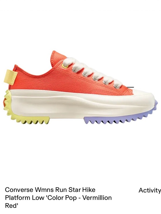 Converse Shoes - NWT Converse Run Star Hike Platform Low color pop